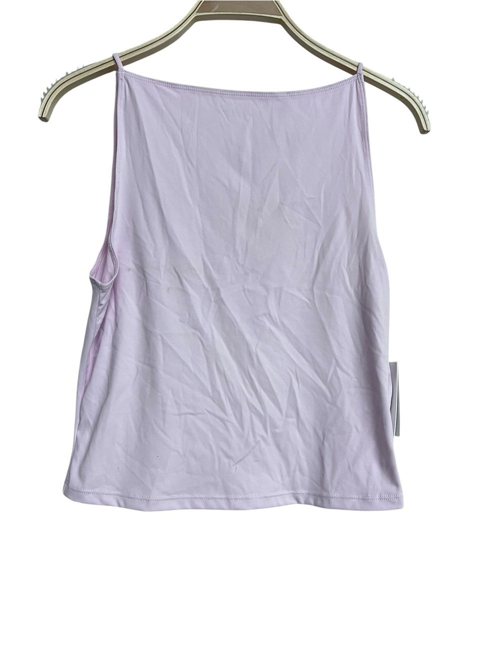 New Good American Light‎ Pink Spaghetti Strap Square Neck Camisole Cami Top
